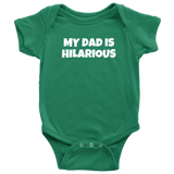 Comedian Baby Bodysuit - Stand Up Comedian Baby One-piece - My Dad Is Hilarious - Baby Shower Gift Idea