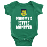 Cute Halloween Baby Shirt - Halloween Baby One-piece - Spooky Baby Bodysuit - Mommy's Little Monster - Halloween Baby Gift - All Cotton