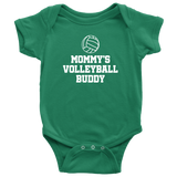 Volleyball Baby Bodysuit - Volleyball Player Baby Gift - Volleyball Baby One-piece - Mommy's Volleyball Buddy - First Birthday or Baby Shower Gift