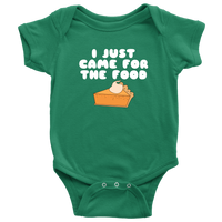 Funny Thanksgiving Baby Bodysuit - I Just Came For The Food - Thanksgiving Baby One-piece - Cute Thanksgiving Baby Gift