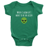 Funny UFO Baby One-piece - Alien Baby Bodysuit - Ufology Baby Shirt - To Be An Alien - Baby Gift Idea - Many Sizes And Colors - All Cotton