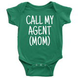 Funny Acting Baby One-piece - Baby Actor Shirt - Thespian Baby Bodysuit - Call My Agent - Baby Shower Gift - Many Sizes And Colors