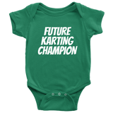 Karting Baby One-piece - Go-Kart Driver Baby Bodysuit - Future Karting Champion - Baby Shower Or Birthday Gift - Many Sizes And Colors