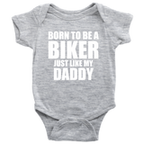 Funny Biker Baby Shirt - Biker Baby One-piece - Born To Be a Biker - Biker's Baby Gift - Many Sizes And Colors