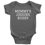 Cute Baby One-piece - Running Baby Shirt - Mommy's Jogging Buddy - Baby Shower Gift Idea - Many Sizes And Colors - All Cotton