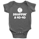 Funny Tennis Baby One-piece - Tennis Baby Bodysuit - Droppin a 40-40 - Tennis Player Baby Gift - Many Sizes And Colors Available