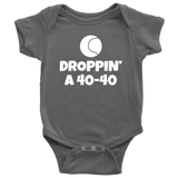 Funny Tennis Baby One-piece - Tennis Baby Bodysuit - Droppin a 40-40 - Tennis Player Baby Gift - Many Sizes And Colors Available