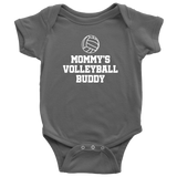 Volleyball Baby Bodysuit - Volleyball Player Baby Gift - Volleyball Baby One-piece - Mommy's Volleyball Buddy - First Birthday or Baby Shower Gift