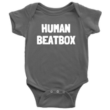 Beatboxing Baby One-piece - Beat Boxing Baby Shirt - Human Beatbox - Baby Shower or First Birthday - Many Sizes And Colors - All Cotton