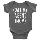 Funny Acting Baby One-piece - Baby Actor Shirt - Thespian Baby Bodysuit - Call My Agent - Baby Shower Gift - Many Sizes And Colors