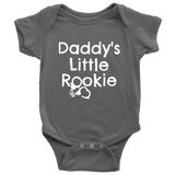 Police Officer Baby One-piece - Policeman Baby Shirt - Cop Baby Bodysuit - Daddy's Little Rookie - Many Sizes And Colors