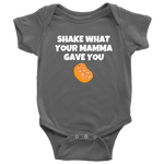 Funny Genetics Baby Shirt - Biologist Baby One-piece - Geneticist Baby - Biology Nerd Baby Clothes - What Your Mamma Gave You - All Cotton