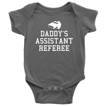 Referee Baby One-piece - Referee Baby Shirt - Referee Baby Gift - Daddy's Assistant Referee - Baby Shower Gift - Many Sizes And Colors