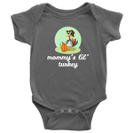 Cute Thanksgiving Baby Bodysuit - Thanksgiving Baby One-piece - Mommy's Lil' Turkey - Many Sizes And Colors