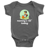 Cute Thanksgiving Baby Bodysuit - Thanksgiving Baby One-piece - Mommy's Lil' Turkey - Many Sizes And Colors