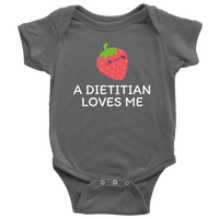 Dietitian Baby Shirt - Dietitian Baby Gift - Cute Baby One-piece - A Dietitian Loves Me - Baby Shower Gift Idea