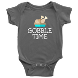 Thanksgiving Baby Bodysuit - Gobble Time - Roast Turkey Baby One-Piece - Many Sizes And Colors