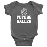 Volleyball Baby Bodysuit - Volleyball Player Baby Gift - Volleyball Baby One-piece - Future Baller - First Birthday or Baby Shower Gift