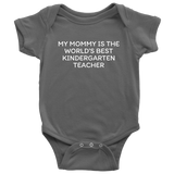 Kindergarten Teacher Baby One-piece - Kindergarten Teacher Baby Shirt - World's Best Kindergarten Teacher - Many Sizes And Colors