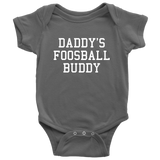 Foosball Baby Bodysuit - Foosball Baby Shirt - Daddy's Foosball Buddy - Table Soccer Bodysuit - Many Sizes And Colors