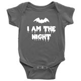 Funny Halloween Baby Shirt - Creepy Baby One-piece - Spooky Baby Bodysuit - I Am The Night - Many Colors And Sizes - Halloween Baby Gift