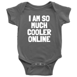 Blogging Baby Bodysuit - Blogger Baby One-piece - Funny Baby Gift - So Much Cooler Online - Many Sizes And Colors Available