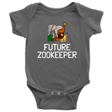 Zookeeper Baby Shirt - Zookeeper Baby One-piece - Zoo Baby Bodysuit - Future Zookeeper - Many Sizes And Colors