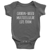 Funny Biology Baby Shirt - Biologist Baby One-piece - Biology Teacher Baby Bodysuit - Carbon-based - Baby Gift Idea - Many Sizes and Colors