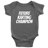 Karting Baby One-piece - Go-Kart Driver Baby Bodysuit - Future Karting Champion - Baby Shower Or Birthday Gift - Many Sizes And Colors