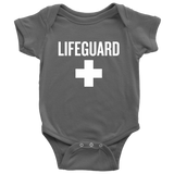 Funny Baby One-piece - Cute Baby Bodysuit - Lifeguard Baby Shirt - Many Sizes and Colors Available - Baby Shower, First Birthday - Lifeguard