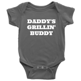 Barbecue Baby One-piece - Grilling Baby Shirt - BBQ Baby Gift - Daddy's Grillin Buddy - Many Sizes And Colors