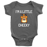 Cute Hamster Baby Bodysuit - Hamster Baby One-piece - I'm A Little Cheeky - Baby Shower Or First Birthday - Many Sizes And Colors
