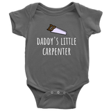 Cute Carpenter Baby One-piece - Carpentry Baby Shirt - Daddy's Little Carpenter - Many Sizes And Colors Available - All Cotton