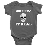 Halloween Baby Bodysuit - Creepy Baby One-piece - Spooky Baby Shirt - Skeleton Baby Shirt - Halloween Baby Gift - Creepin' It Real