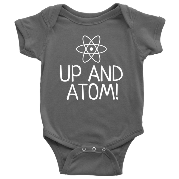 Cute Chemist Baby Shirt - Chemistry Baby One-piece - Up And Atom - Many Sizes And Colors Available - Baby Shower or First Birthday