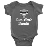 Cute Raccoon Baby One-piece - Raccoon Baby Bodysuit - Cute Little Bandit - Baby Shower or Birthday Gift - Many Sizes And Colors