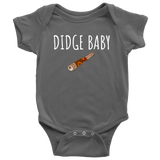 Didgeridoo Baby Shirt - Didgeridoo Baby One-piece - Didge Baby - Many Sizes And Colors Available - All Cotton
