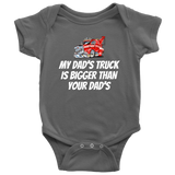 Wrecker Driver Baby Shirt - Tow Truck Baby One-piece - My Daddy's Truck - Baby Shower Or First Birthday - Many Sizes And Colors
