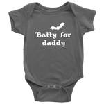 Cute Halloween Baby Shirt - Bat Baby One-piece - Bat Baby Gift - Batty For Daddy - Halloween Baby Gift - Many Sizes And Colors