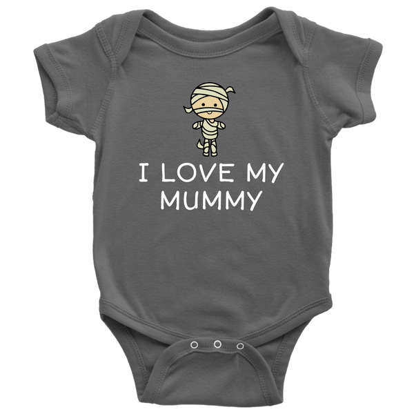 Halloween Baby Bodysuit - Creepy Baby One-piece - Spooky Baby Shirt - Mummy Baby Shirt - Halloween Baby Gift - I Love My Mummy