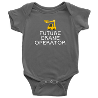 Crane Baby Bodysuit - Crane Operator Baby Gift - Future Crane Operator - Baby One-piece - Baby Shower Gift Idea