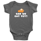 Funny Thanksgiving Baby Bodysuit - Can We Eat Yet - Thanksgiving Baby One-piece - Cute Thanksgiving Baby Gift