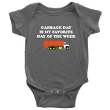 Garbage Truck Baby One-piece - Trash Truck Baby Bodysuit - Garbage Truck Driver Baby Gift - Garbage Day - Many Sizes And Colors