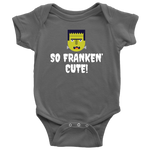 Halloween Baby Bodysuit - Creepy Baby One-piece - Spooky Baby Shirt - Monster Baby Shirt - Halloween Baby Gift - So Franken Cute