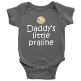 Chocolatier Baby One-piece - Chocolate Maker Baby Gift - Daddy's Little Praline - Many Sizes And Colors - Baby Shower or Birthday