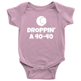 Funny Tennis Baby One-piece - Tennis Baby Bodysuit - Droppin a 40-40 - Tennis Player Baby Gift - Many Sizes And Colors Available