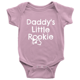 Police Officer Baby One-piece - Policeman Baby Shirt - Cop Baby Bodysuit - Daddy's Little Rookie - Many Sizes And Colors