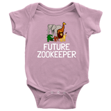 Zookeeper Baby Shirt - Zookeeper Baby One-piece - Zoo Baby Bodysuit - Future Zookeeper - Many Sizes And Colors