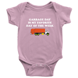 Garbage Truck Baby One-piece - Trash Truck Baby Bodysuit - Garbage Truck Driver Baby Gift - Garbage Day - Many Sizes And Colors