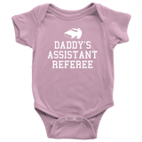 Referee Baby One-piece - Referee Baby Shirt - Referee Baby Gift - Daddy's Assistant Referee - Baby Shower Gift - Many Sizes And Colors